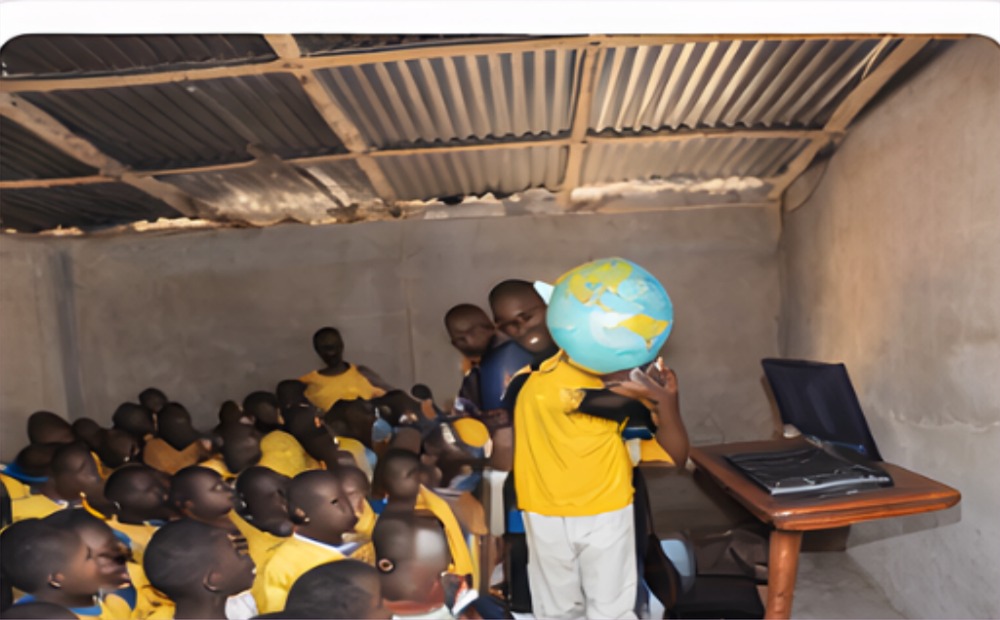 Classroom with children learning