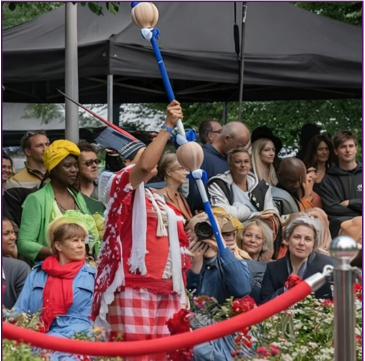 Bigi Spikri celebration crowd